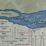 Settlement date map of the region