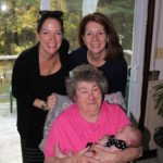Four generations - Meme, Mem, Mommy and Madeline