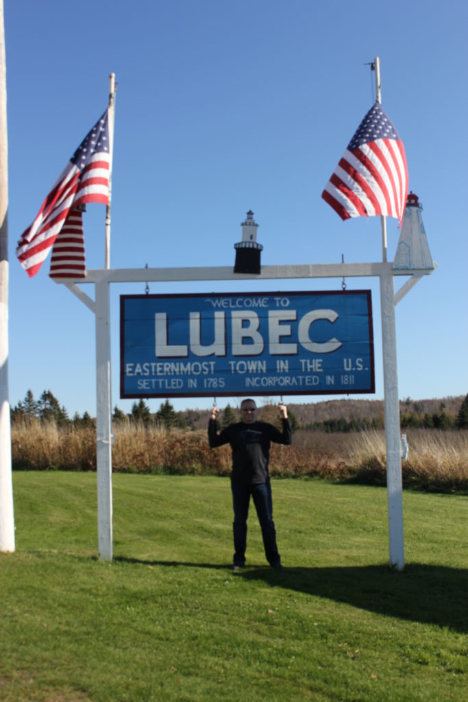 Me at Lubec, Maine